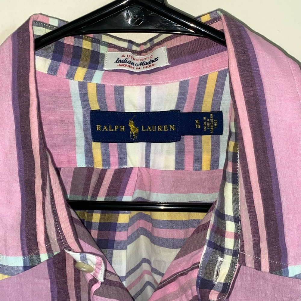 Polo Ralph Lauren XL Striped Men Shirt.